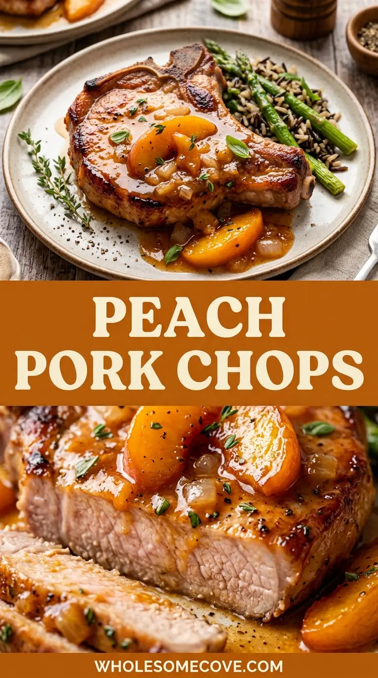 Peach Pork Chops Recipe