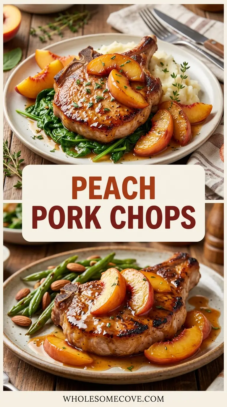 Peach Pork Chops Recipe