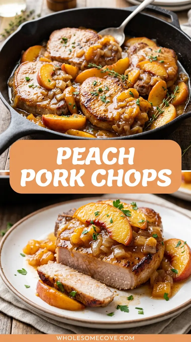 Peach Pork Chops Recipe