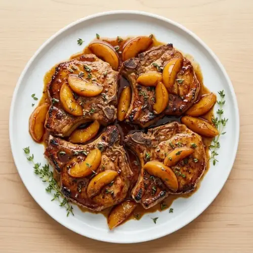 Peach Pork Chops Recipe