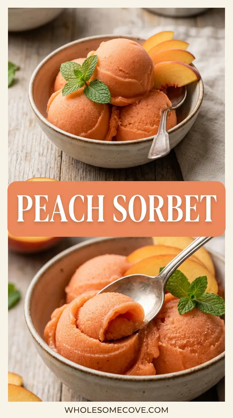 Peach Sorbet Recipe
