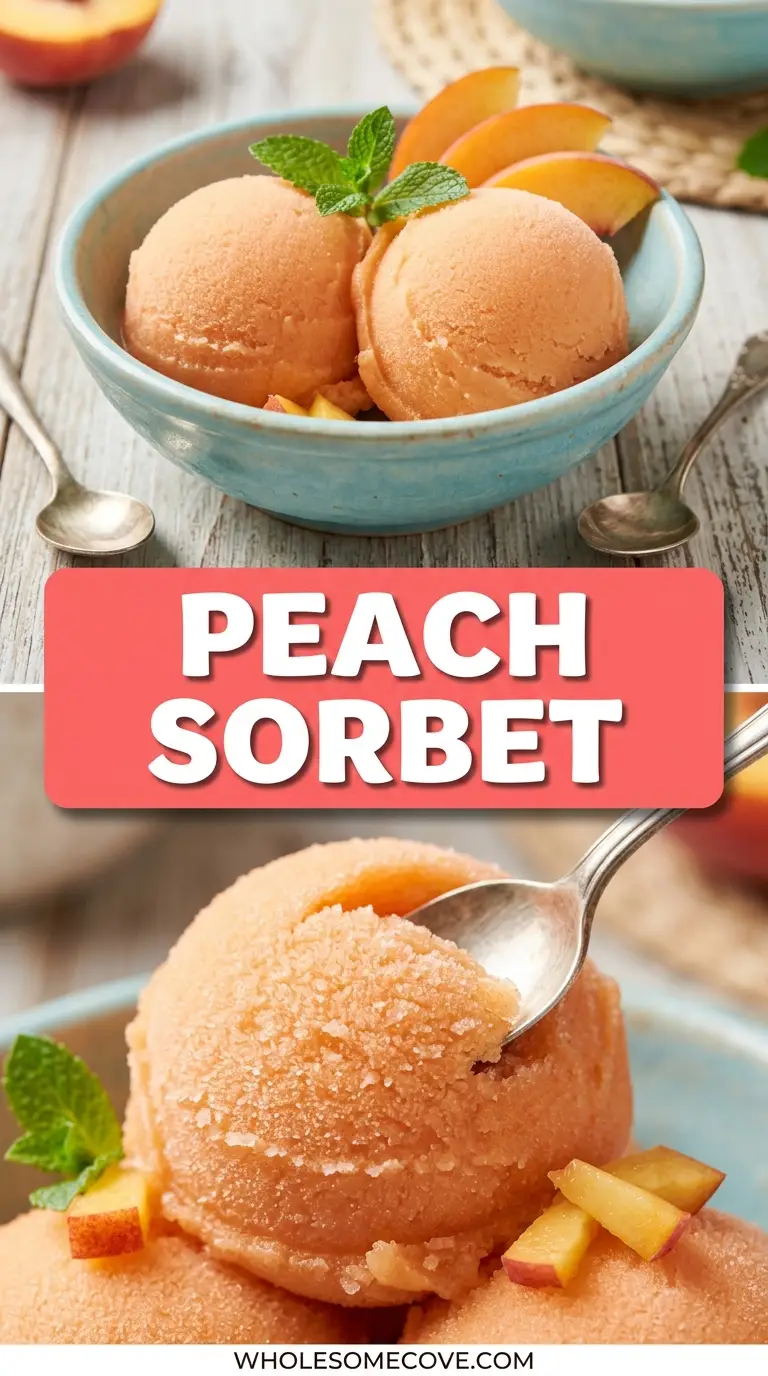 Peach Sorbet Recipe