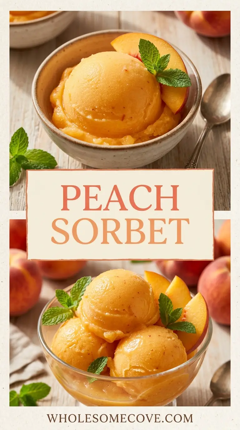 Peach Sorbet Recipe