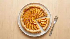 Peach Tart with Puff Pastry