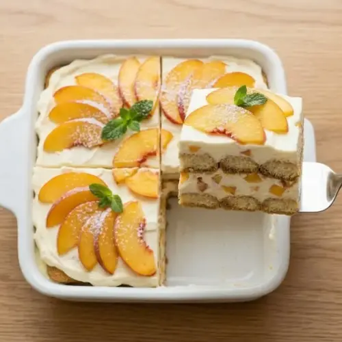 Peach Tiramisu Recipe