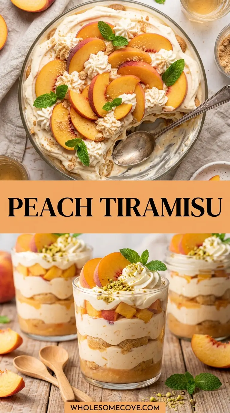 Peach Tiramisu Recipe
