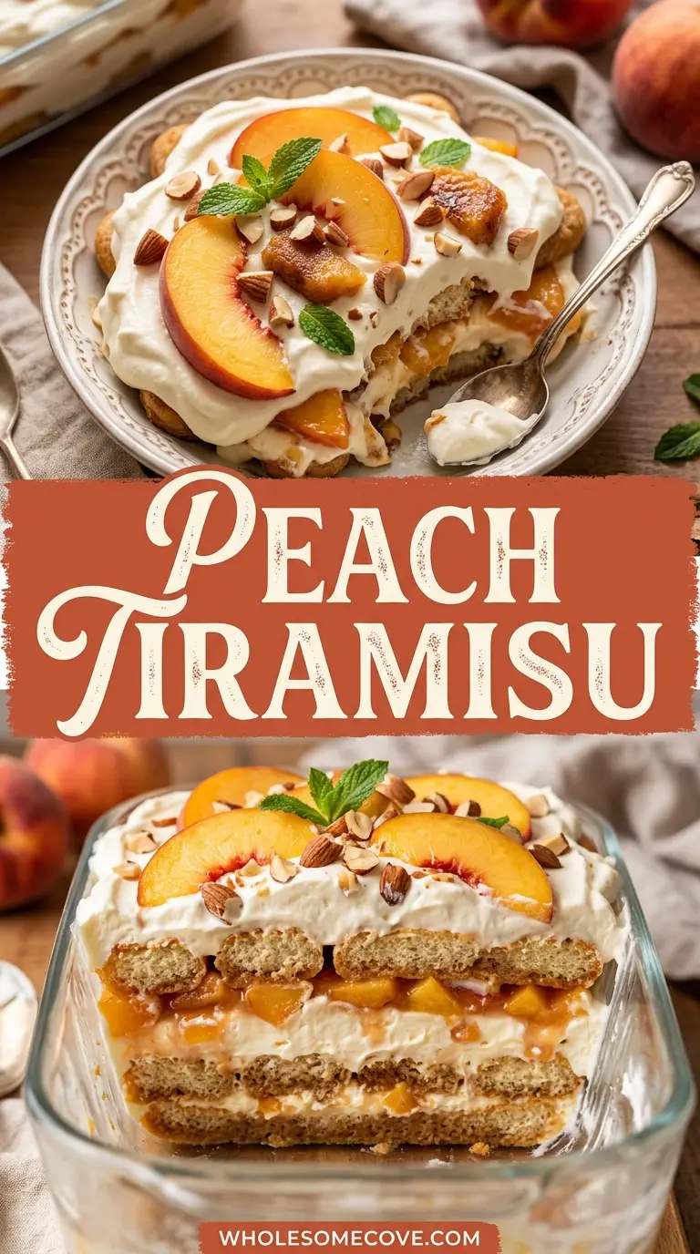 Peach Tiramisu Recipe