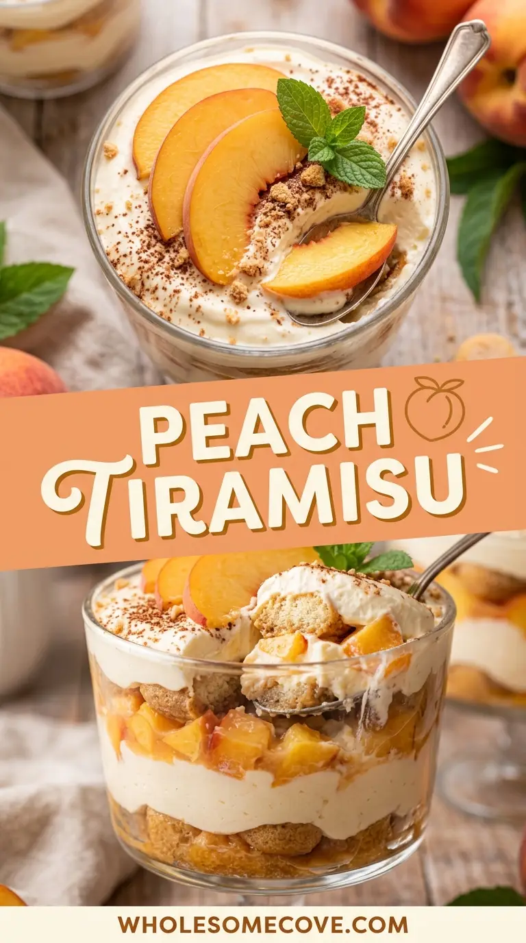 Peach Tiramisu Recipe