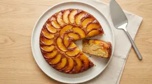 Peach Upside-Down Cake Recipe