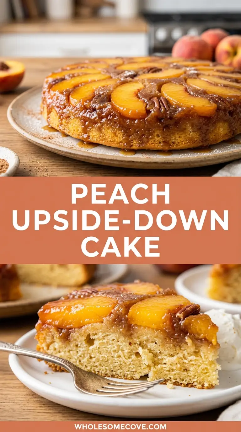 Peach Upside-Down Cake Recipe