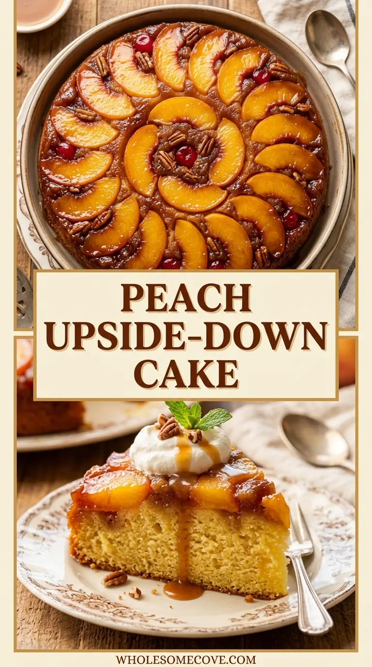 Peach Upside-Down Cake Recipe