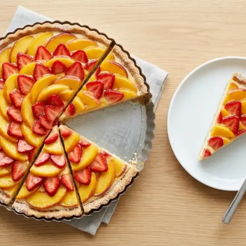 Strawberry Peach Tart Recipe