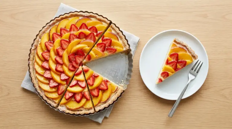 Strawberry Peach Tart Recipe
