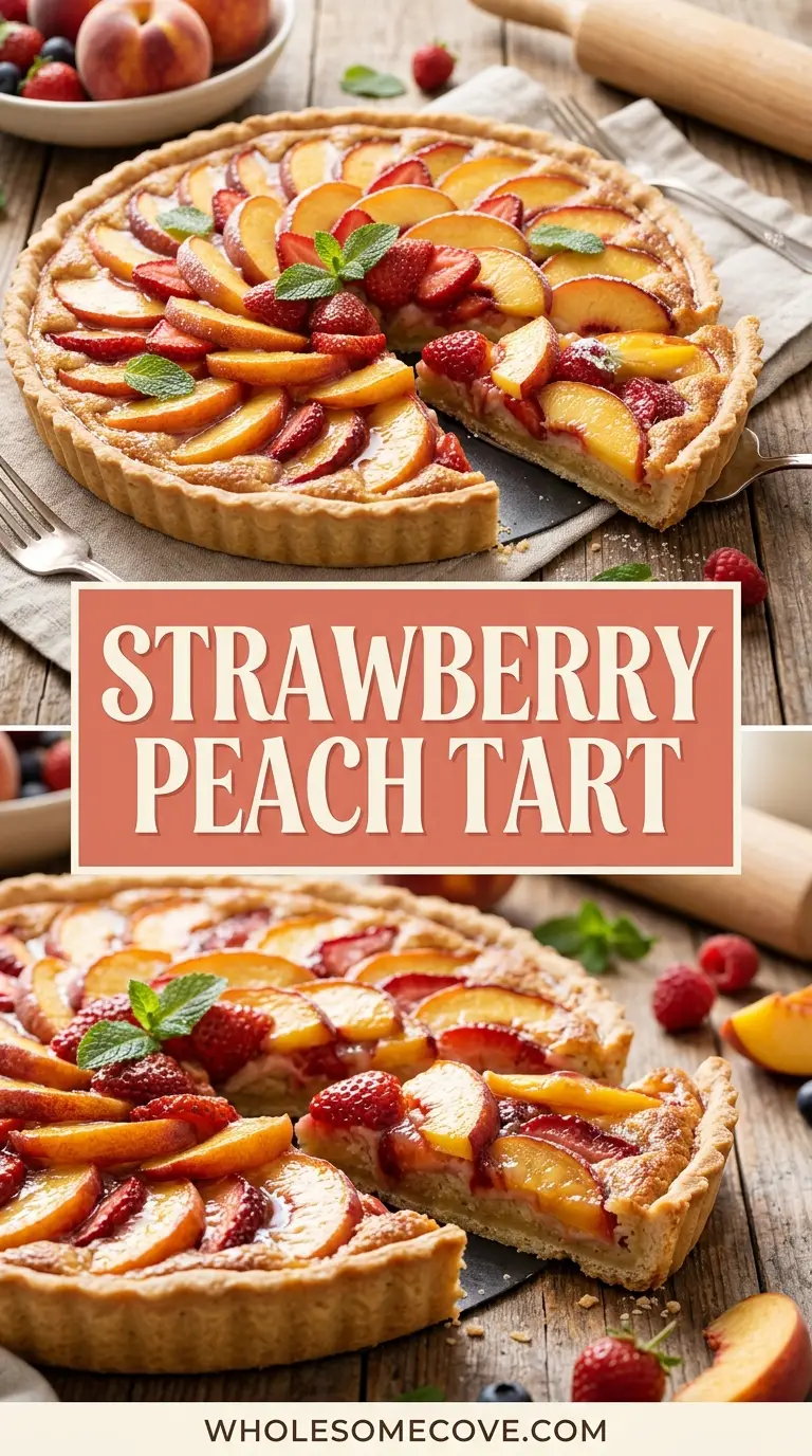 Strawberry Peach Tart Recipe
