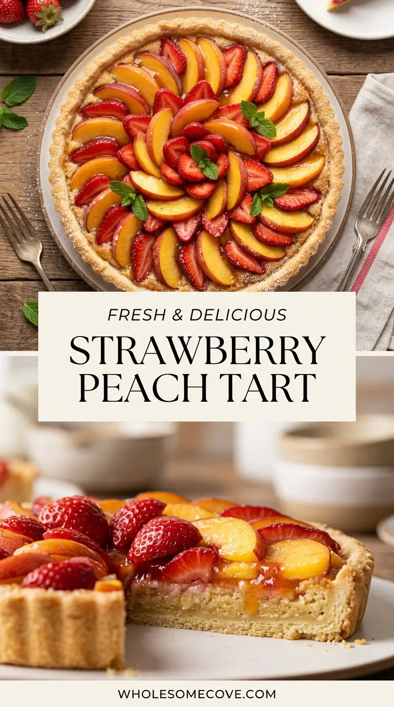 Strawberry Peach Tart Recipe