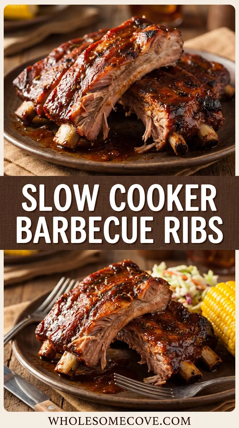 Slow Cooker Barbecue Ribs Recipe