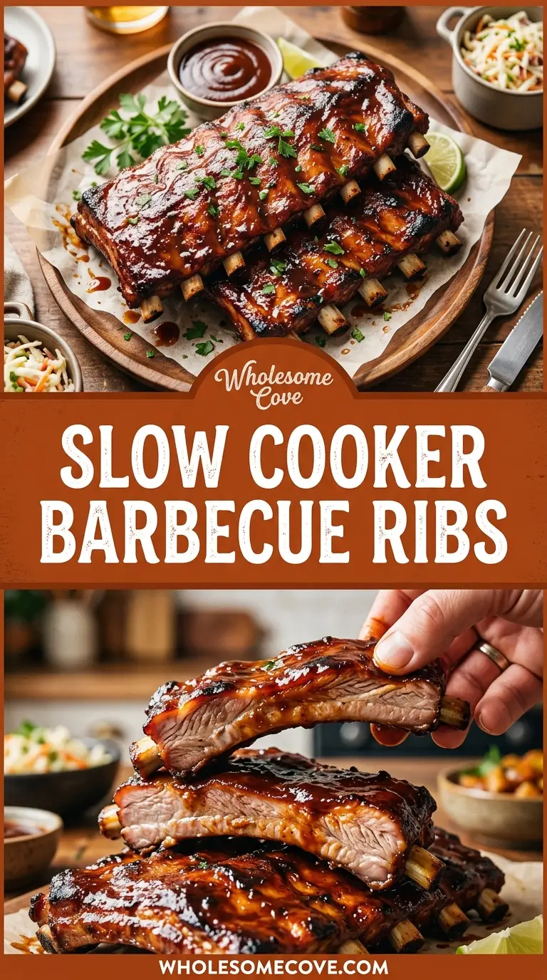Slow Cooker Barbecue Ribs Recipe