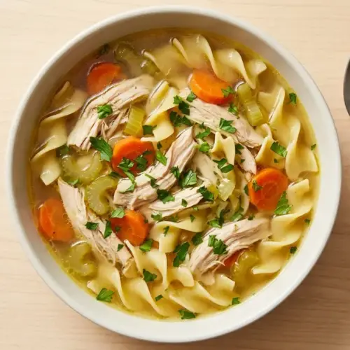Slow Cooker Chicken Noodle Soup Recipe